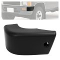 Front Bumper End Cap Extension Trim For 1984-1989 Toyota 4runner Pickup 4wd Replacement To1004157 5210389106 Plastic Black 