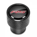 Ipick Image For Chevrolet Camaro Rs Logo In Black On Aluminum Tire Valve Stem Caps
