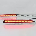July King Led Scanning Night Driving Light Brake Streamer Turn Signals For Honda Vezel Hr-v Rs 2022 2023 Black Shell
