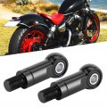 Fydun Pair 10mm Hole Motorcycle Rear Air Shock Absorbers Damper Height Increase For Atvs Offa Roads Black 95mm 3 7in