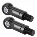 Fydun Pair 10mm Hole Motorcycle Rear Air Shock Absorbers Damper Height Increase For Atvs Offa Roads Black 95mm 3 7in