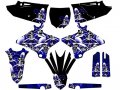 2002-2004 Fits Polisport Restyle Yz 125 Jester Blue Senge Graphics Complete Kit For Yamaha 
