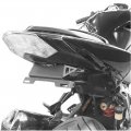 Hotbodies Racing 60801-1001 Gloss Black Abs License Plate Tag Bracket 