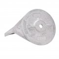 Aramox Outboard Trim Tab Anode Aluminum Alloy Boat Motor 822157t2 Replacement For Mariner 25 50 Hp 2 4 Stroke