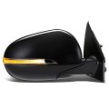 Ki1321208 Factory Style Passenger Right Side Mirror Manual Folding Power Adjust Heated Glass Turn Signal Blind Spot Detection 