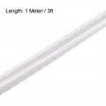 Uxcell Edge Trim Seal White Pvc Plastic U Channel Protector Fits 1 64 16 3 Feet Length