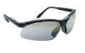 Sas Safety 541-0003 Sidewinder Eyewear With Polybag Silver Lens Black Frame 