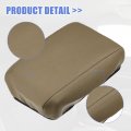 Uxcell Car Center Console Armrest Cover Protector Neoprene Fabric For Subaru Forester 2015-2018 Dark Brown