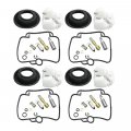 Cicitree 4sets Carburetor Repair Rebuild Float Diaphragm Compatible For Mikuni Bst36 Suzuki Gsf1200s