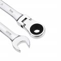 Uxcell 6mm Flex-head Ratcheting Combination Wrench Metric 72 Teeth 12 Point Ratchet Box Ended Spanner Tools Cr-v