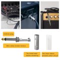 10pcs 6 35mm Audio Connectors Mono Ts Heavy Duty Male Speaker Guitar Cable Plug Jack