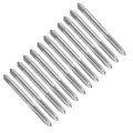 12pcs Straight Flute Thread Tap M5 X 0 8 Metric Screwing Tapping Tool Thread Milling Machine Taps High-speed Steel 6542 Hss 