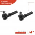 A-premium Set Of 4 Front Lower Ball Joint Outer Tie Rod End Compatible With Nissan Quest 1993-2002 Mercury Villager