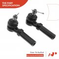 A-premium Set Of 4 Front Lower Ball Joint Outer Tie Rod End Compatible With Nissan Quest 1993-2002 Mercury Villager