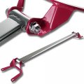 Eparts 1 Piece Rear Upper Tower Brace Strut Bar Aluminum Tow Pink For 2008-2014 Subaru Impreza Wrx Sti 