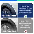 Fender Flare Front Right For 2012-2017 Volkswagen Tiguan Textured Riveted Style Wheel Arch Cover Trim Fits Se R Line And