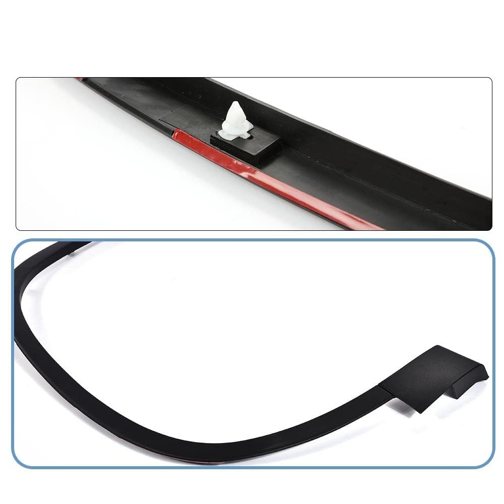 Fender Flare Front Right For 2012-2017 Volkswagen Tiguan Textured Riveted Style Wheel Arch Cover Trim Fits Se R Line And