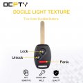 1 X Flip Key Entry Remote Control Fob Transmitter Replacement For Honda Pilot 35111-s9v-325-2 3 Buttons
