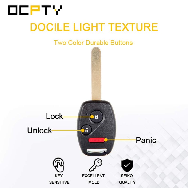 1 X Flip Key Entry Remote Control Fob Transmitter Replacement For Honda Pilot 35111-s9v-325-2 3 Buttons