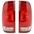 Taillights Taillamps Rear Brake Lights Pair Set For Ford F-series Truck 
