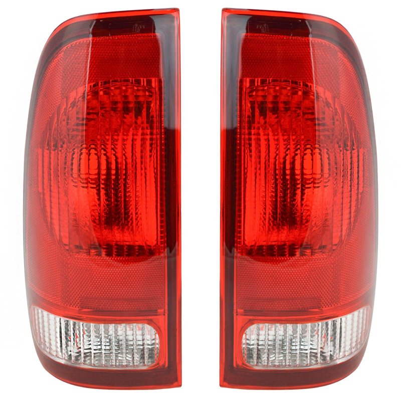 Taillights Taillamps Rear Brake Lights Pair Set For Ford F-series Truck