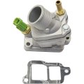 Thermostat Housing With Gasket For Volvo C70 2002 2003 2004 5 Cyl Turbocharged Engine Replaces 31293700 31293698 