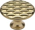 Knobware K-5175 45 Zn3 Bb 1-1 8-inch Burnished Brass Modern Weave Knob 