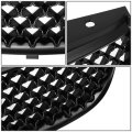 Auto Dynasty Front Upper Bumper Grill Replacement Compatible With Chevy Malibu 1997 1998 1999 Abs Plastic Diamond Mesh Style