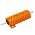 New Lon0167 Gold Tone W 0 3 Ohm Aluminum Housed Wirewound Power Resistor Gold 50w 0 Aluminiumgeha Use Drahtwiderstan Lon0167
