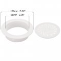 Uxcell Round Vent Cover Abs Plastic Adjustable Air White For 4 3 Diameter Hole 2pcs