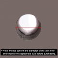 Uxcell Round Vent Cover Abs Plastic Adjustable Air White For 4 3 Diameter Hole 2pcs