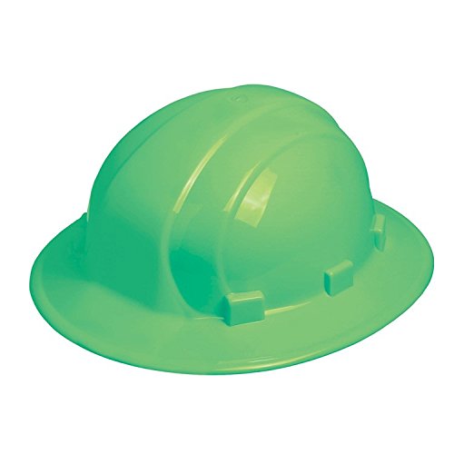 Erb 19922 Omega Ii Full Brim Hard Hat With Mega Ratchet Glow In The Dark