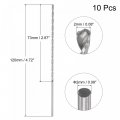 Uxcell 10 Pcs 2mm Mini Micro Twist Drill Bits High-speed Steel Straight Shank Extra Long Bit 120mm For Aluminum Alloy