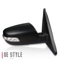 Ki1321146 Factory Style Passenger Right Side Mirror Manual Folding Power Adjust Heated Glass Turn Signal Compatible With