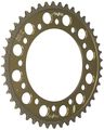 Works Triplestar 45 Teeth 520 Chain Size Rear Aluminum Sprocket Gold Hard Anodized Model 5-362645 