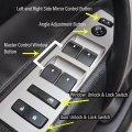 Power Window Control Switch Button With Front Driver Side Door Lock And Mirror Fits For 2007-2013 Chevy Silverado Gmc Sierra