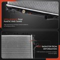 A-premium Engine Coolant Radiator A C Condenser Cooling Kit Compatible With Chrysler Pt Cruiser 2001-2010 2 4l Automatic