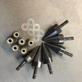 Smt-universal Black Spike Bolts With Mounting Parts For Windscreen Fairings License Plate B0178n611s