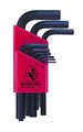 Bondhus 12299 Set Of 9 Hex L-wrenches Short Length Sizes 1 5-10mm 