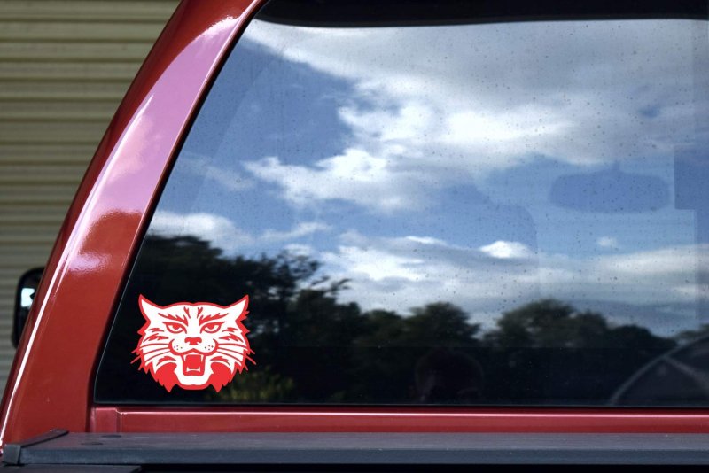 Stickertalk Wildcat Mascot Vinyl Sticker 4 5 Inches By
