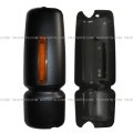 Niuparts Door Mirror Black With Led Turn Signal Strip Driver Side Fit International 4300 4400 7400 7600 8500 8600 Truck