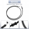 X Autohaux 170cm An3 M10 Car Hydraulic Brake Line Oil Hose Pipe Fitting 28a Stainless Steel For Motorcycle Dirt Racing Bike