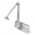 Aluminum Door Closer 99lbs 132lbs Automatic Adjustable Heavy Duty Auto-closer Self Closing Overhead Fire Rated Door For 