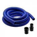 20 Ft Heavy Duty Shop Vac Vacuum Hose Helix Design Polymer Dust Collection With Swiveling Ports For Woodworking Roc300 