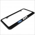 Ford Svt Black Real 3k Carbon Fiber Glossy Finish License Plate Frame