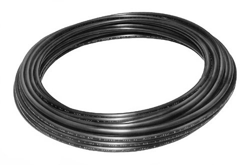50 Roll Of Power Products 1 2 Od Black Nylon Air Brake Tubing Sae J844