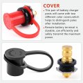 Knoweasy 250a Battery Charging Post Kit 3 8 Inches Stud Remote Jumper Terminals With Waterproof Cover V-0 Fire Rating For Auto