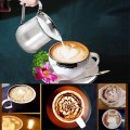 2 Pack Creamer Pitcher Bells Oz And 3 Espresso Pouring Cup Stainless Steel Creamer With Spoons Serving Cream For Latte Art