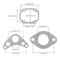 52 4mm Complete Big Bore Cylinder Top End Gasket Kit Replacement For 4 Stroke 110cc Engine Atv Quad Go Kart Dirt Bike