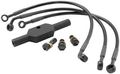 Goodridge Ebony 2 Front Brake Line Kit Stock Length Hd0073-1fpbk Bk 